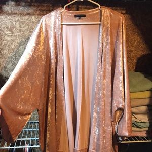 Kendall and Kylie velvet pink blazer